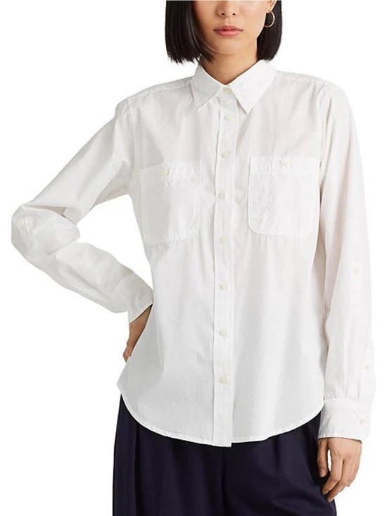 Lauren Ralph Lauren Tops - Lauren Ralph Lauren Essential White Button-Front Shirt